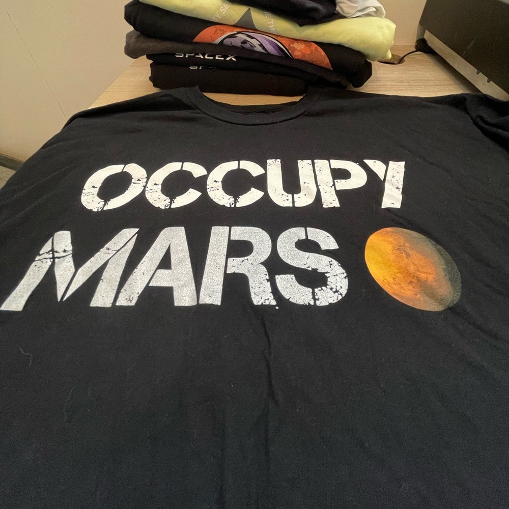 Official Spacex Occupy Mars Tshirt